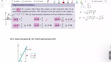 Math1316 Trigonometry 1.3