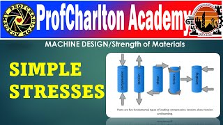 MACHINE DESIGN CHAPTER 1: SIMPLE STRESS PART 1