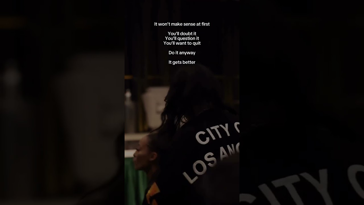 Trust me. It gets better.