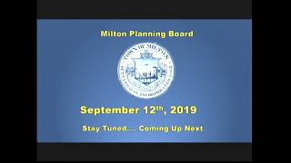 Planning Board - September 12th, 2019