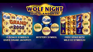 Wolf Night Hold and Win slot Booongo - Gameplay screenshot 2