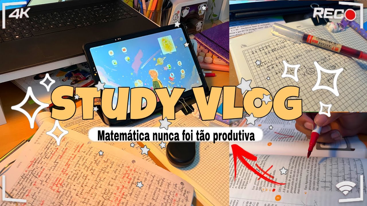 Study Vlog 🌱✨(Matemática nunca foi tão PRODUTIVA) #study 
