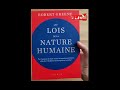 Ucad  les lois de la nature humaine de robert greene livre audio complet