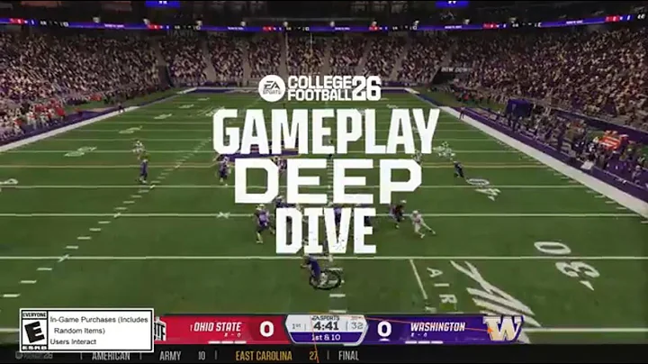 College Football 26 Official GAMEPLAY Deep Dive