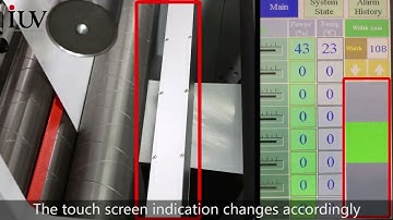 How the automatic width measurement function of the curing system works？