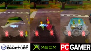 The Simpsons Hit & Run - All consoles in-depth comparison (PS2, Xbox, GameCube & PC)