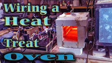 Heat Treat Oven Build - Wiring the elements, PID & SSR(test run 600f in 5 minutes)
