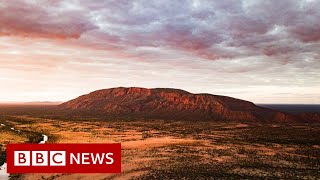 Preserving Australia's lesser-known sacred rock - BBC News