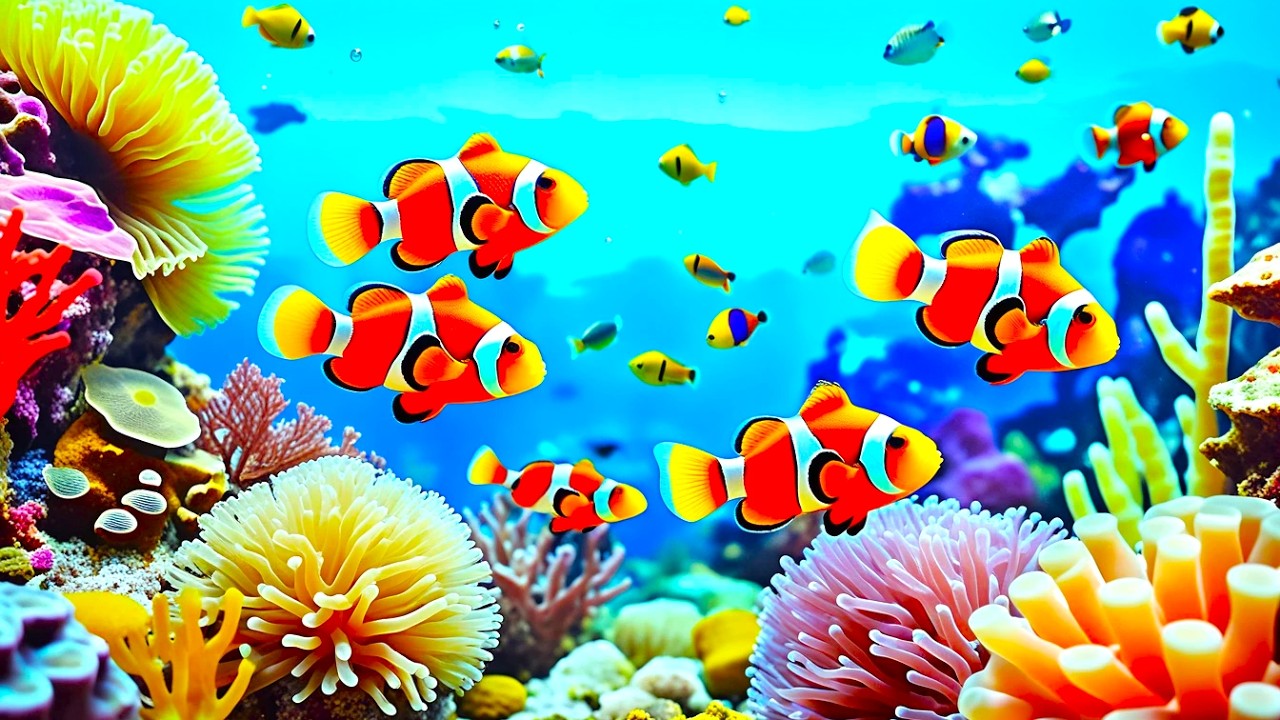 The Best 4K Aquarium - Explore the Stunning World of Sea Jellyfish and Beautiful Coral Reef Fish. #8