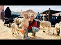 Wonderful weekly market of antiatlas mountains  moroccan souk in tafraoute morocco