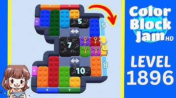 Color Block Jam Level 1029 (1896) Solution Walkthrough
