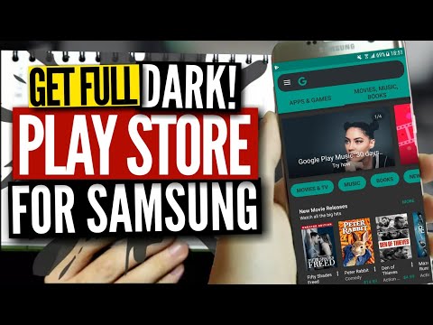 Enable Play Store Dark Theme on Any Samsung Galaxy device V2 | No Root required | Exclusive! #12