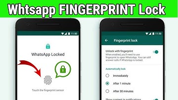 How to Use WHATSAPP FINGERPRINT LOCK on Android