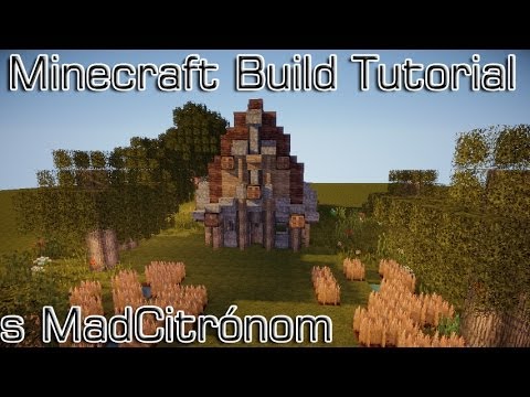 SK/CZ/ENG [Minecraft Build Tutorial] Ako Postaviť Stredoveký/Farmársky ...