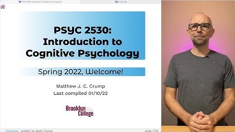 Instances of Cognition: Getting started