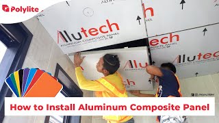 How to Install Aluminum Composite Panels | POLYLITE PH screenshot 3