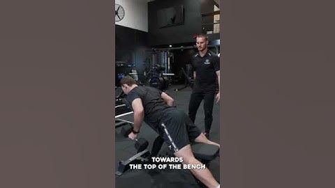 Chest Supported Dumbbell Row Exercise Demo