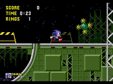 games recording] Sonic the hedgehog STAR LIGHT ZONE act 3+5TH BOSS!!! [megadrive] - YouTube