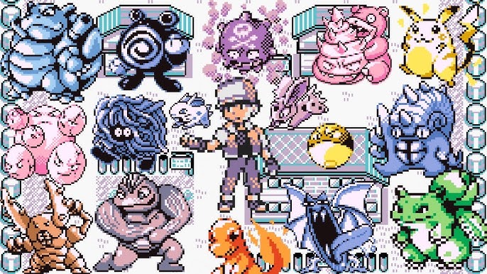 Awesome Pokemon Sprites from Pokemon Red or Blue