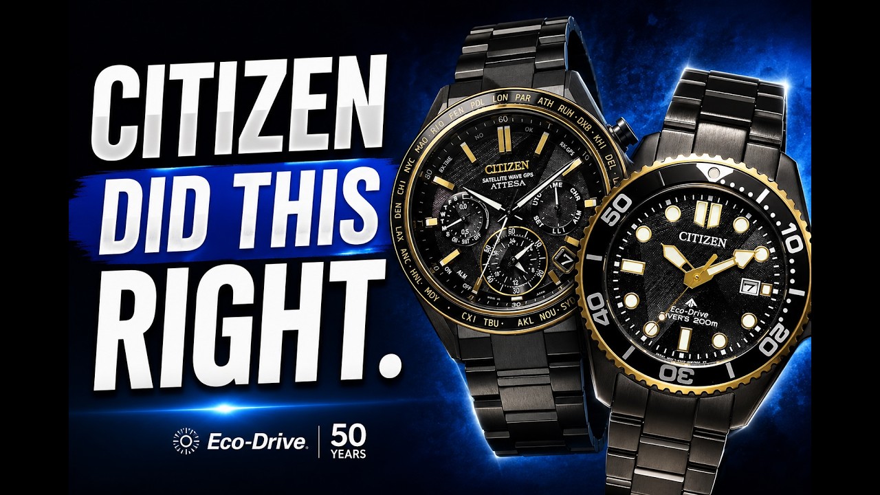 Citizen Just Dropped Its BEST Eco-Drive Collection Yet - YouTube