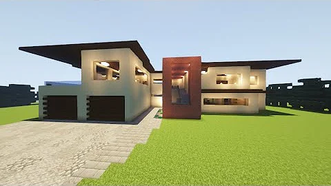 Minecraft Early 21st Century House By AV Modern 
