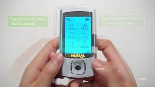 NURSAL 24 Modes TENS Unit Muscle Stimulator with Continuous Stimulation screenshot 5