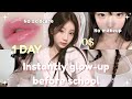 Instantly glow up in 24 hours before school without spending a coin ✨🎀
