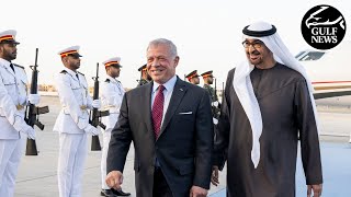 UAE President Sheikh Mohamed receives King of Jordan in Abu Dhabi
