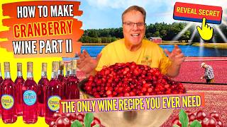 Cranberry Wine Bottling Day - The Only Recipe You Ever Need to Make Cranberry Wine