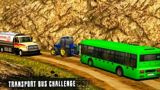 Chained Tractor Towing Bus 3D Simulation Game 2021-Android game- PK GAME TV screenshot 3