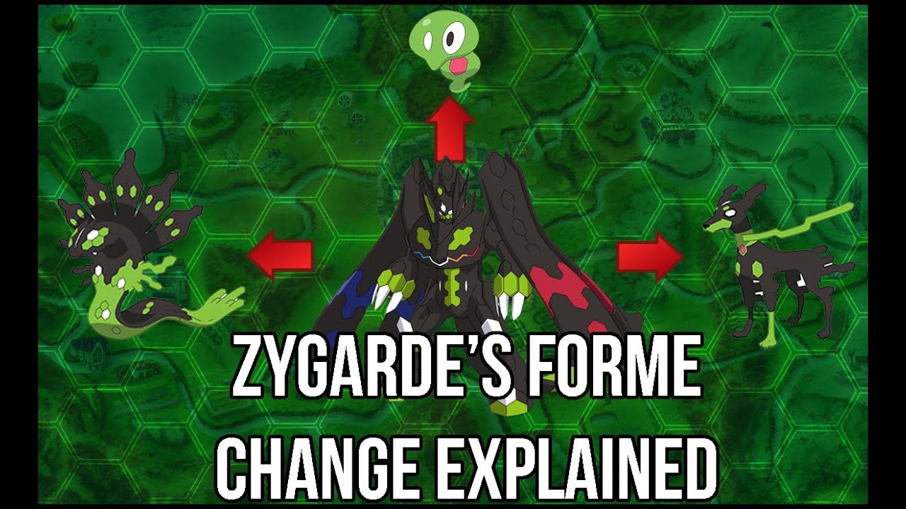 the gimmick behind zygardes new formes pokemon theory youtube how to change zygarde s form