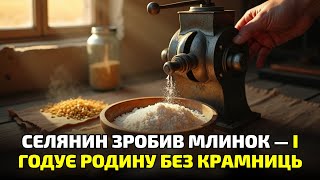 видео: к селянин зробив свій млинок із підручного заліза й тепер не купує муку в крамниці картинка: к селянин зробив свій млинок із підручного заліза й тепер не купує муку в крамниці
