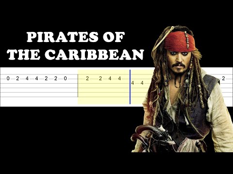 Pirates Of The Caribbean Theme Easy Guitar Tabs Tutorial