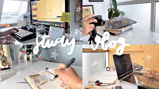 STUDY VLOG: completing assignments, my new camera, &amp; more productive stuff 🌱 pt. 1