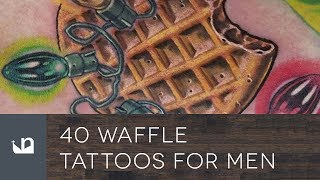 40 Waffle Tattoos For Men