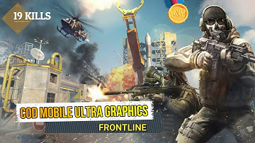 Frontline Crash | 19 Kills | 4K | 60fps | #10 COD Mobile Ultra Graphics Gameplay #DTripleH