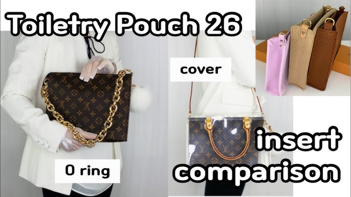 Louis Vuitton Toiletry Pouch 26 Conversion Kit to Shoulder Bag with Chain  Handbag Liner - Handbagholic