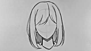 SIMPEL DAN MUDAH, CARA MENGGAMBAR RAMBUT ANIME CEWEK UNTUK PEMULA by Wahlul Yasir