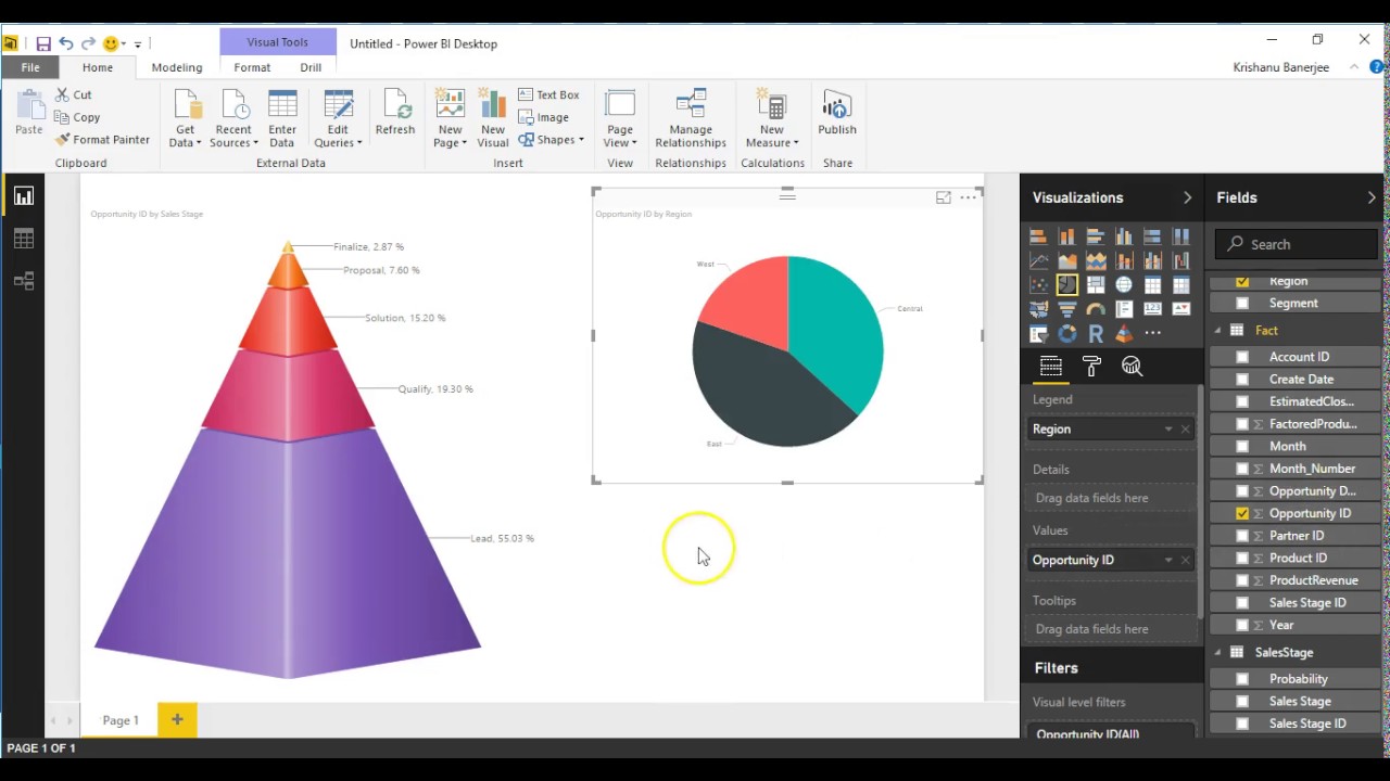 Power Bi 3d Column Chart