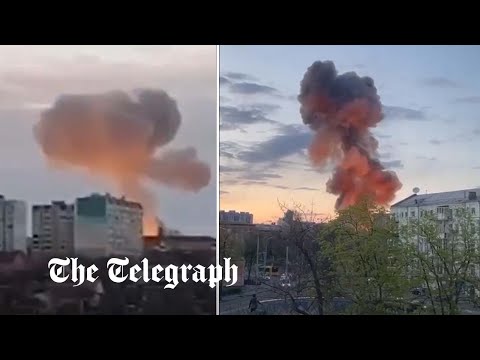 Russian missiles bombard Kyiv during UN chief's visit