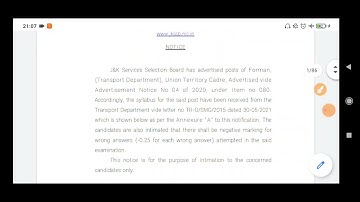 JKSSB Syllabus Out ~ Fresh Update || Official Notification || All details in the video