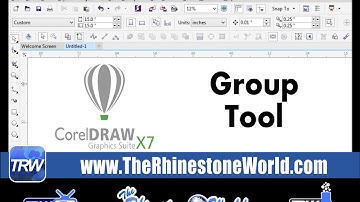CorelDraw Group Tool Basics The Rhinestone World TRWCD39