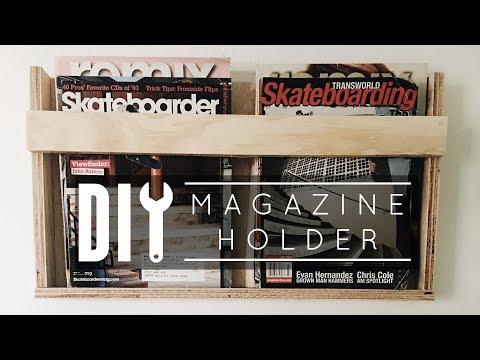 How To Build A Magazine Rack For Bathroom?