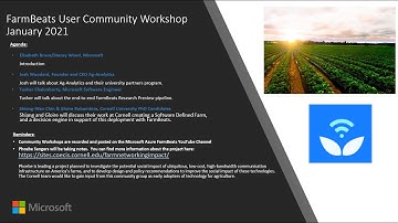 FarmBeats Workshop - 01/2021