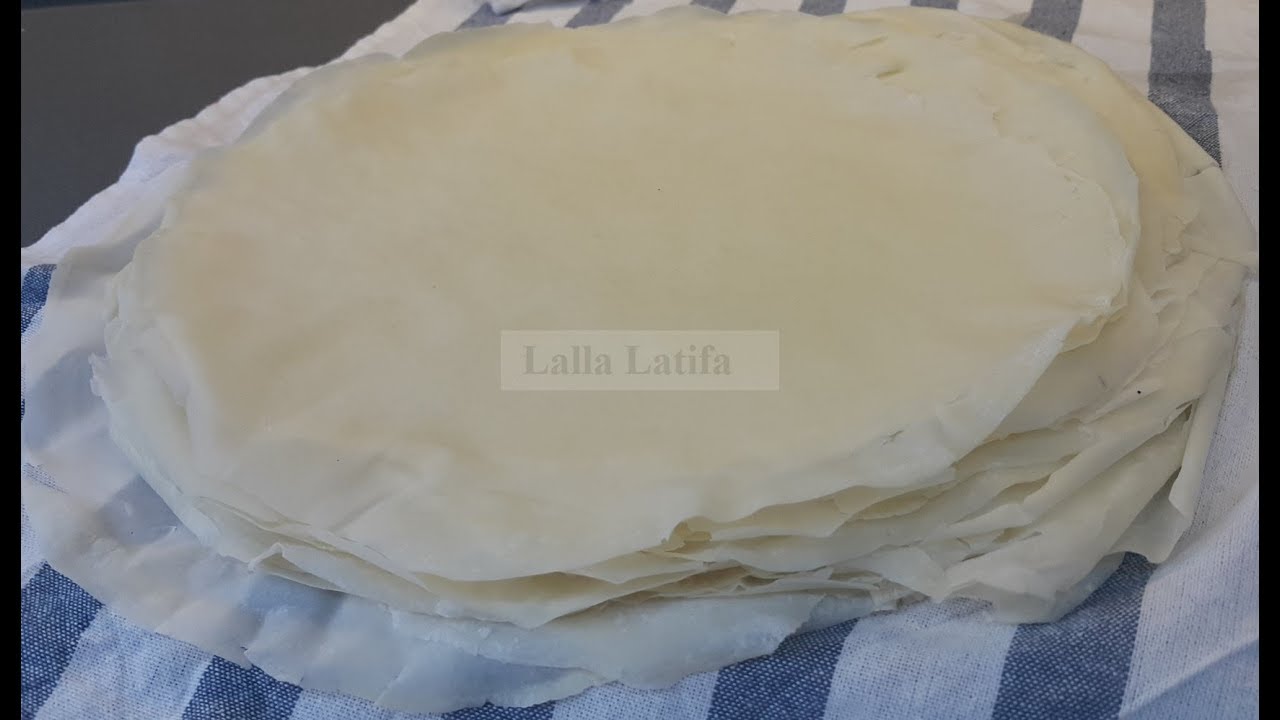 Feuilles de brick recetteوصفه ورقه البسطيله  الديول والسمبوسه بطريقه ولا اروع وناجحه 100 في  100