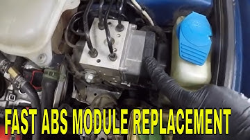 How to replace the ABS module on a 2000 Audi B5 S4 the easy way