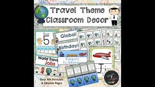 Travel Theme Classroom Decor