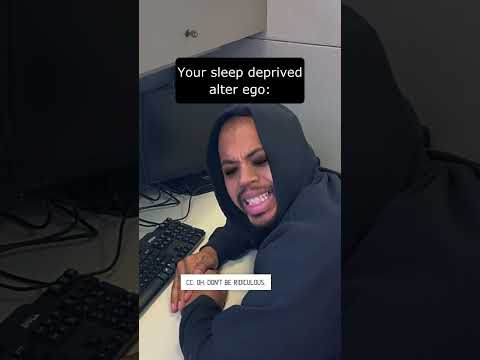 Employee Sleeping at Desk