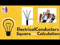 Electrical conductor square mm calculation  halfboil engineers