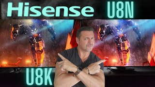 HISENSE U8N VS U8K Uled Mini-led Battle ! Is the U8N Better?